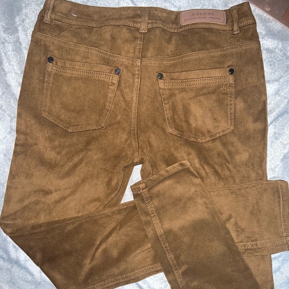 Suede Skinny Jeans. - Picture 1 of 2
